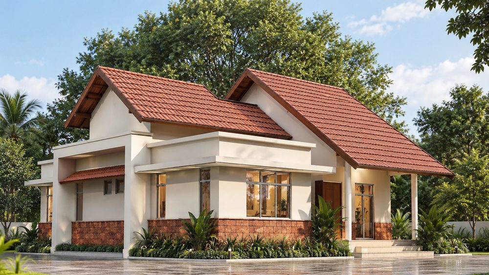 2 BHK villa, 1066 sq ft